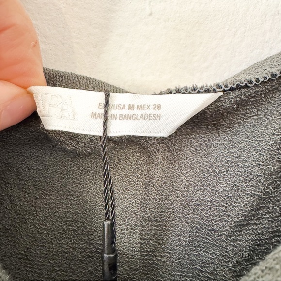 Zara Women's Olive Green Ruffle Top Size M - Picture 5 of 8